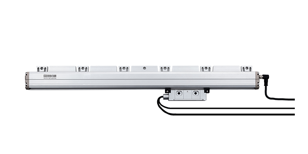 Closed linear time-grating displacement sensor